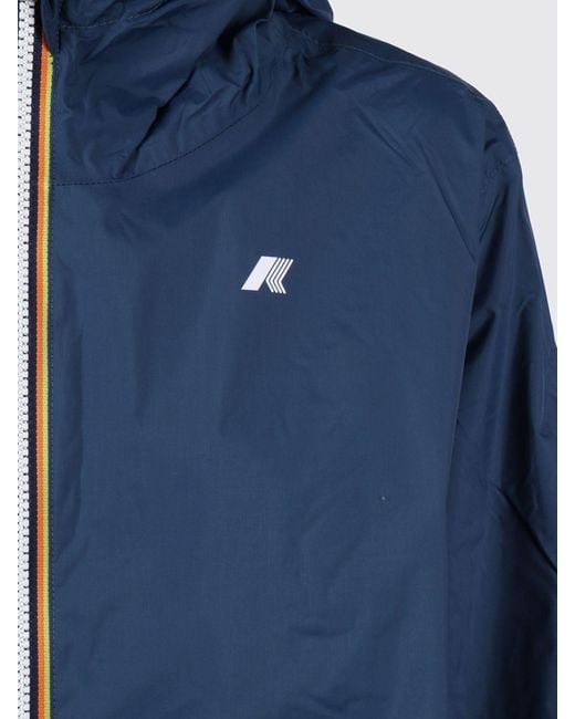 K-Way Blue Sophie Plus.2 Reversible Jacket