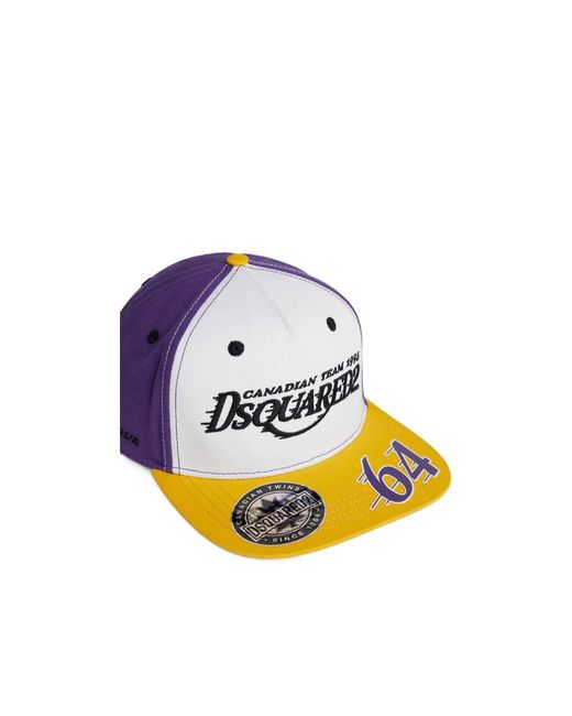 DSquared² Multicolor Basket Baseball Cap for men