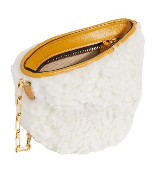 Marni White Two-Tone Small Crossbody Bag