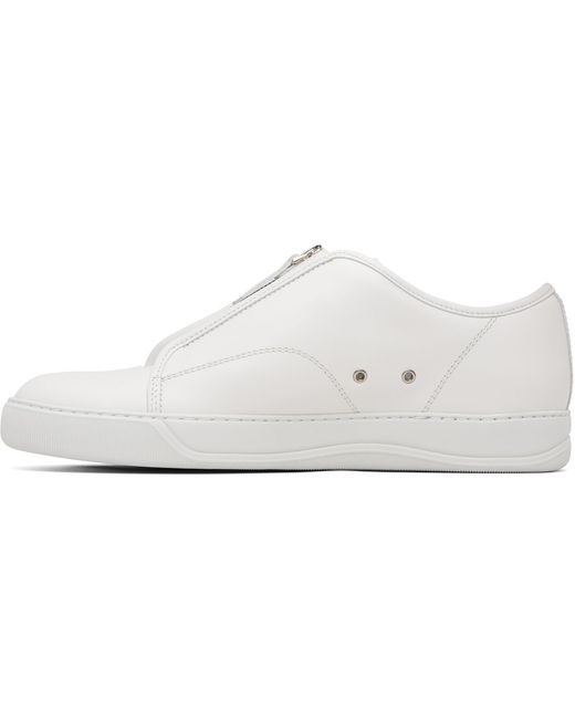 Lanvin White Dbb1 Zip Sneakers for men