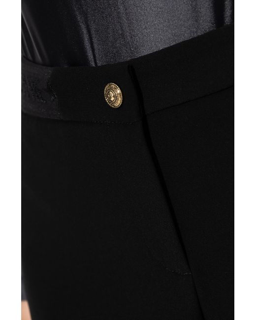 Versace Jeans Black Couture Flared Trousers