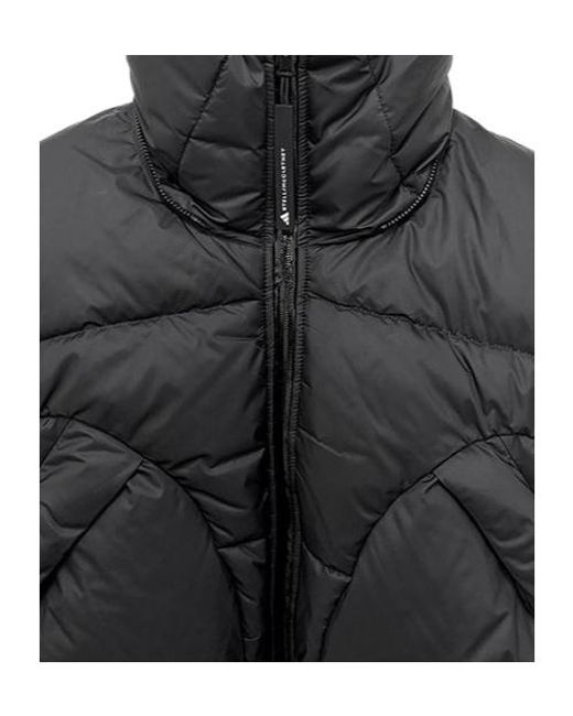 Adidas Black By Stella Mccartney Cropped Quilted Jacket