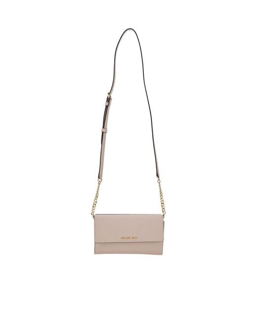 MICHAEL Michael Kors White Jet Set Small Crossbody Bag