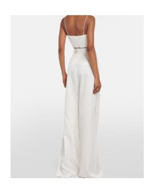 Alex Perry White Corset Top
