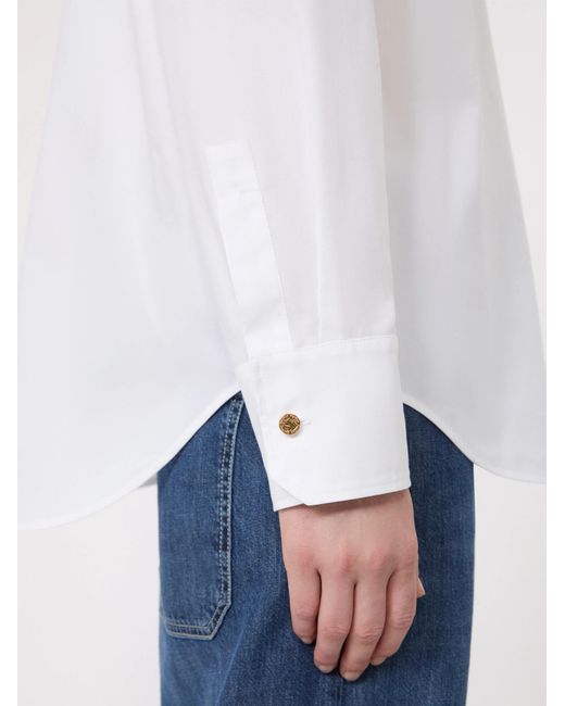 Max Mara White Oxford Shirt