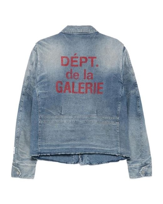 GALLERY DEPT. Blue Long-Sleeved Denim Jacket for men