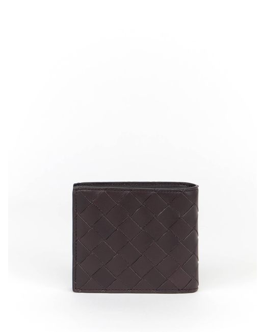 Bottega Veneta White Intrecciato Bifold Wallet for men