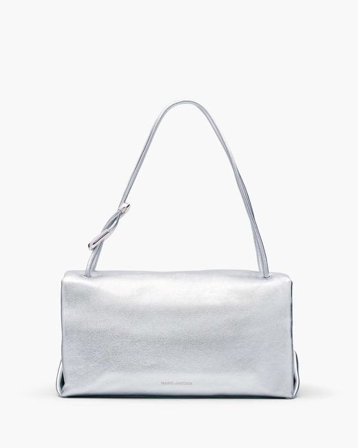 Marc Jacobs Gray The Metallic Large Dual Bag