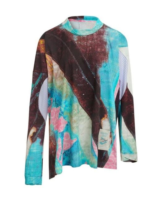Vivienne Westwood Blue Worlds End Drunken Top for men