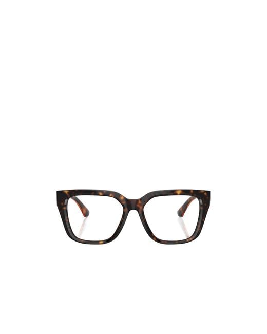 Burberry Metallic Eyewear Square Frame Glasses