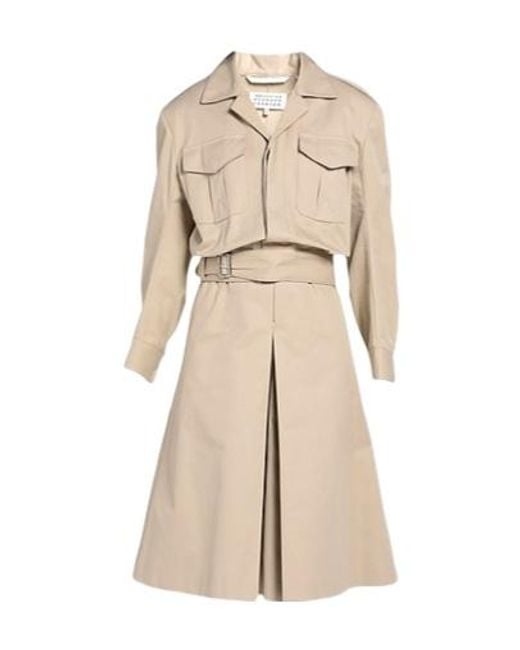 Maison Margiela Natural Solid-Color Long-Sleeved Shirt
