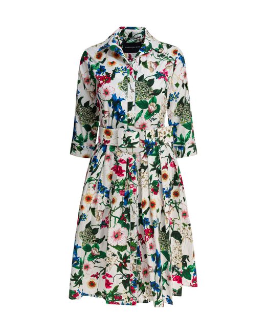 Samantha Sung Green Audrey Floral Dress