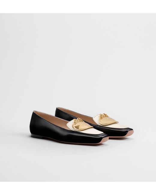 Dior Black Médaillon Loafer