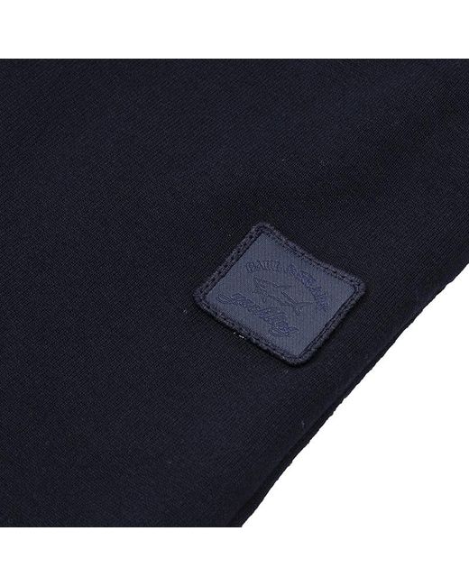 Paul & Shark Blue Logo Patch Shorts for men