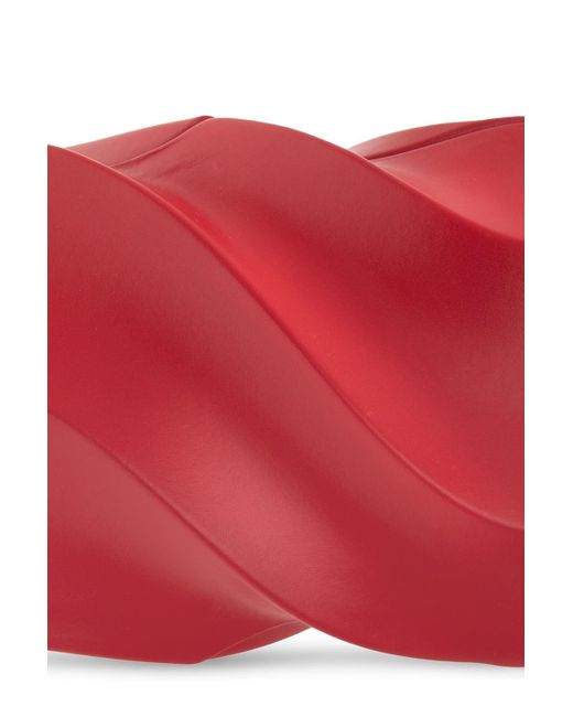 Bottega Veneta Red Bv Whirl Clutch Bag