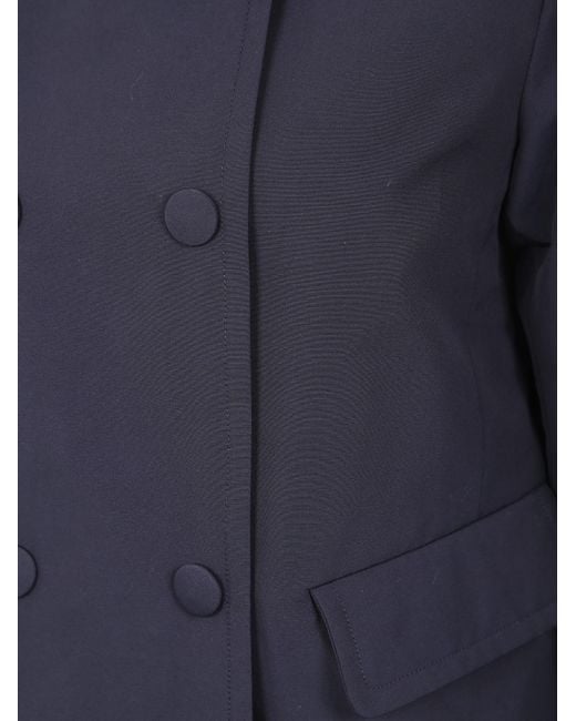 Aspesi Blue Double-Breasted Jacket