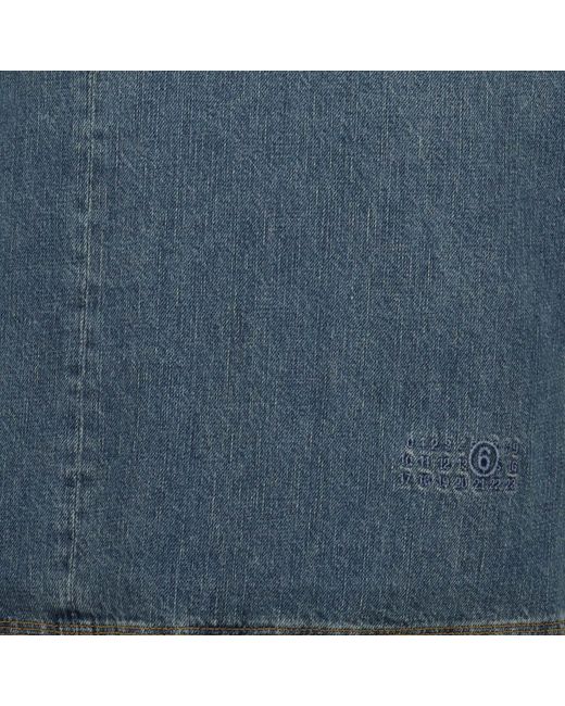 MM6 by Maison Margiela Blue Sleeveless Denim Dress