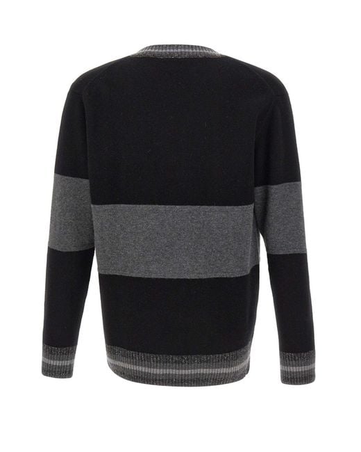 Iceberg Black Bugs Bunny Striped Sweater for men