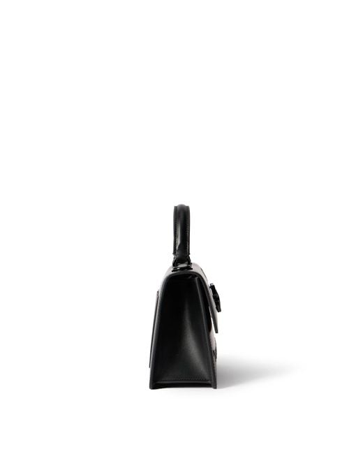 Off-White c/o Virgil Abloh Black Jitney 1.4 Top Handle Bag