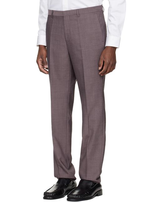 Boss Purple Long-Sleeved Blazer And Two-Piece Suit for men