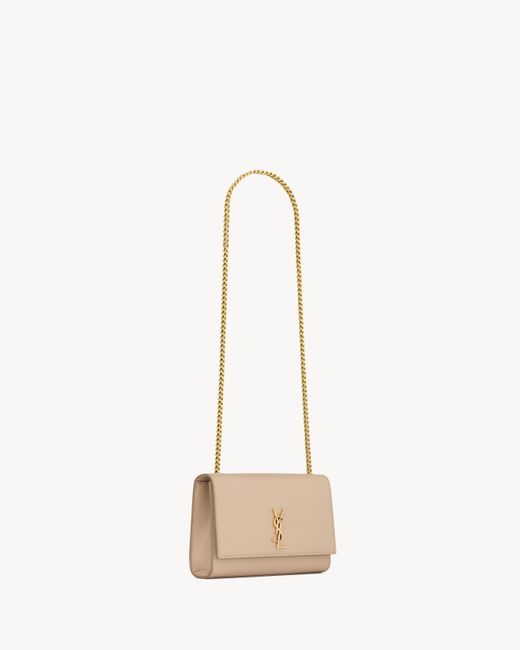 Saint Laurent White New Kate Small Shoulder Bag