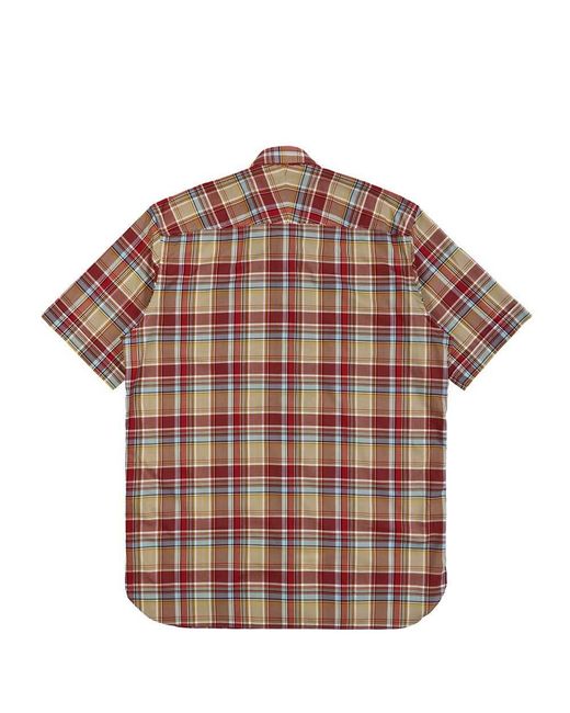 Dunhill Brown Plaid Shirt for men