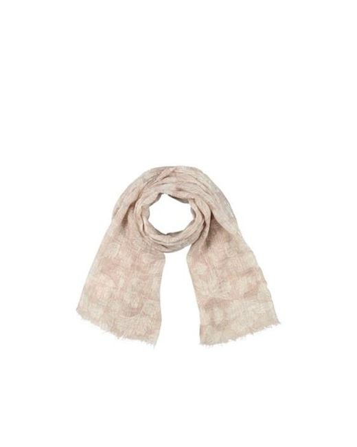 Brunello Cucinelli Natural Floral-Print Scarves
