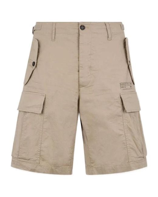 DSquared² Natural Light Utility Kawaii Shorts for men