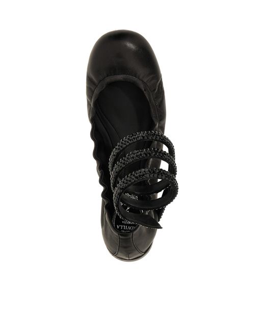 Rene Caovilla Black René Caovill Cleo Embellished Ballet Flats