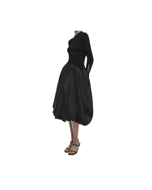 Jonathan Simkhai Black Kenlie Midi Dress
