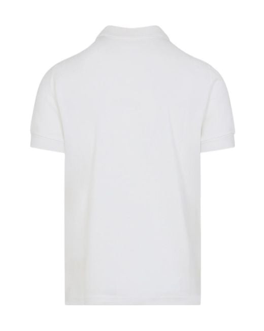 Tom Ford White Short-Sleeved Buttoned Polo Shirt for men