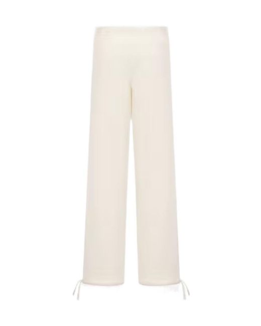 Dior White Logo Logo Sweatpants for men