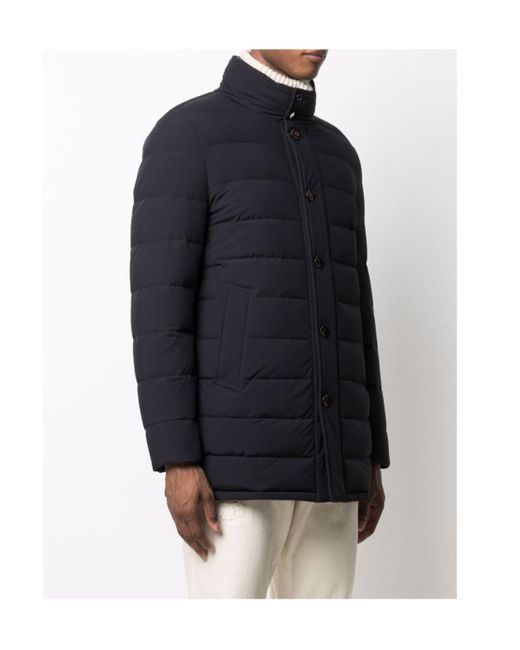 Moorer Blue Calegari Kn Coat for men