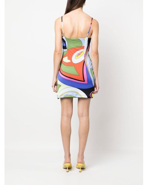 Moschino White Graphic-Print Short Dress