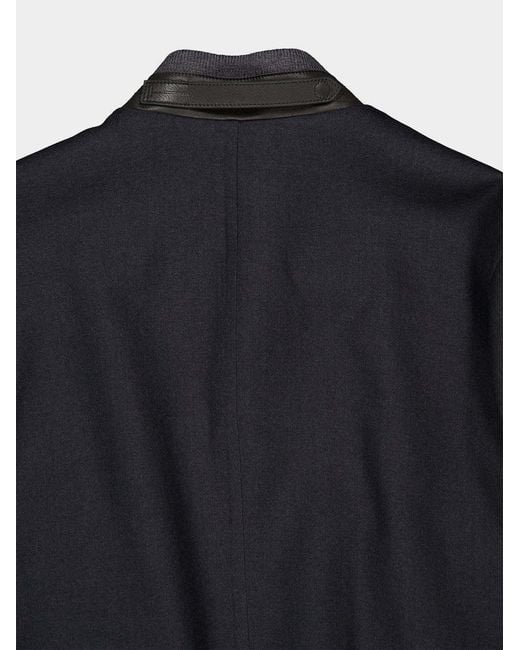 Tom Ford Blue Zip-Up Bomber Jacket for men