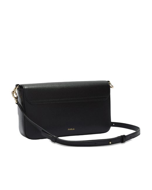 Furla Black Iride Small Crossbody Bag