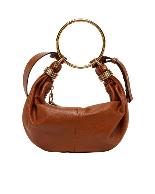 Chloé Brown Hobo Shoulder Bag