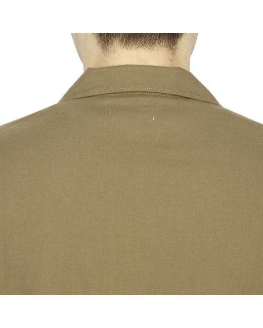 Tekla Green Flannel Long-Sleeved Pajamas for men