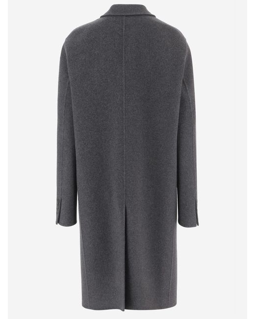 The Row Gray Long-Sleeved Coat