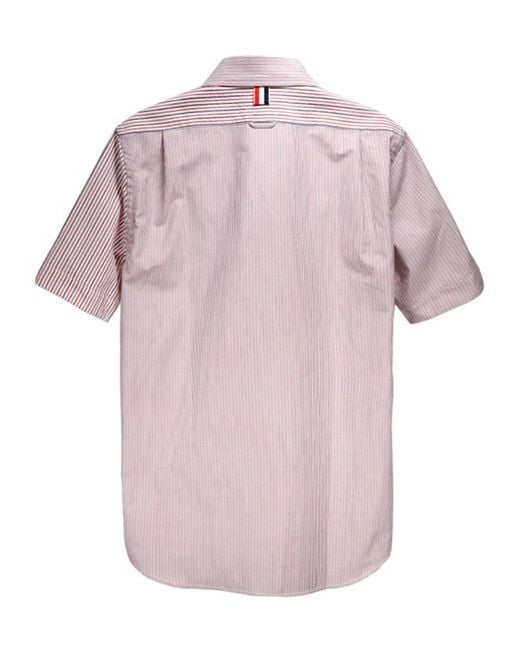 Thom Browne Purple Funmix Striped Shirt for men