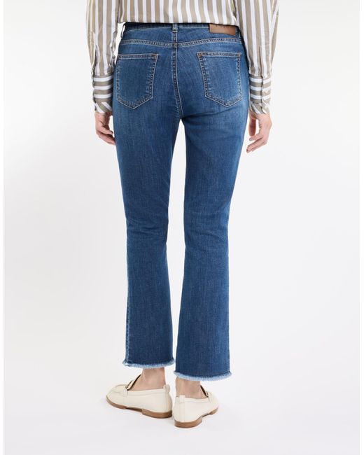 Fay Blue Cropped Jeans