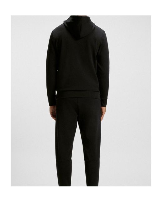 Boss Black Boss Drawstring Long-Sleeved Hoodie for men