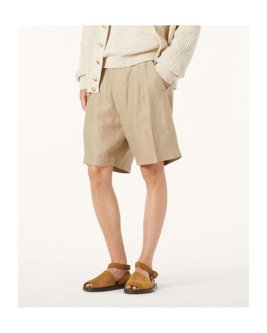 Loro Piana Natural Reinga Bermuda Shorts for men