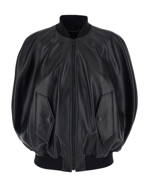 Balenciaga Gray Lightweight Zip-Up Bomber Jacket