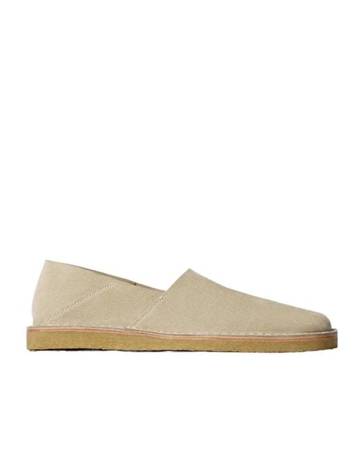Lemaire Natural Square-Toe Slip-On Loafers for men
