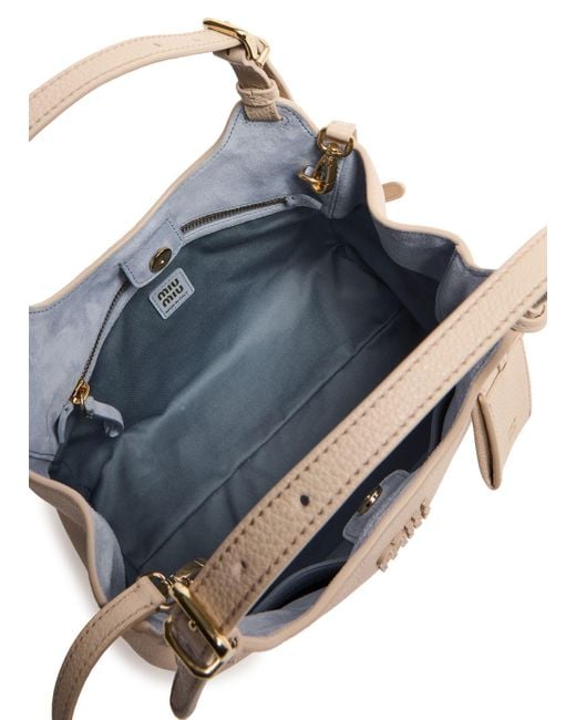 Miu Miu Natural Leather Handbag