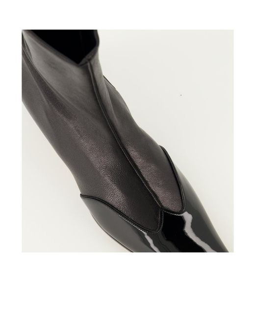 Khaite Black Nevada Ankle Boots