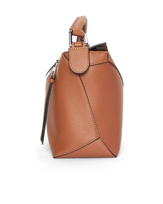 Loewe Brown Puzzle Small Shoulder Bag