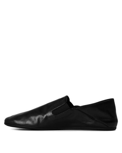 Prada Black Solid Color Loafers for men