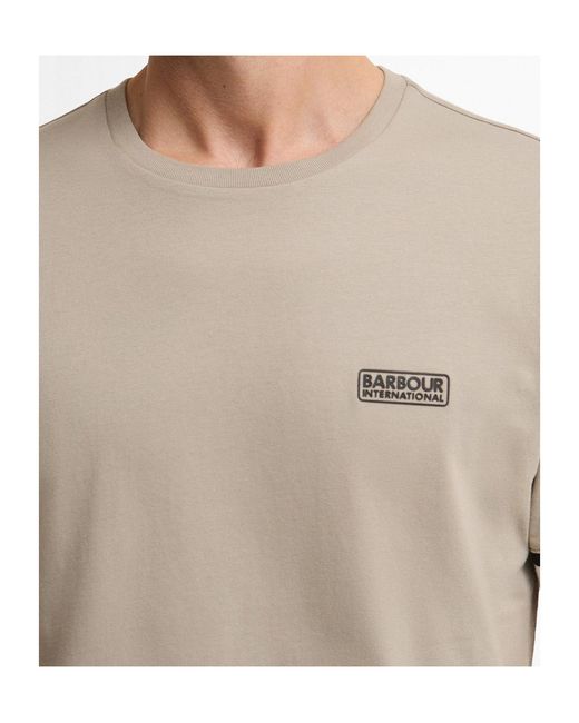 Barbour Gray Evan Short-Sleeved T-Shirt for men
